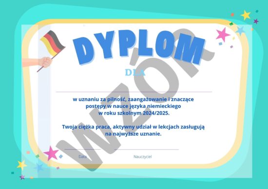 Dyplom wzór 3
